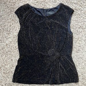 Dress Barn Collection, top, size large. Black. Pet and smoke free home.